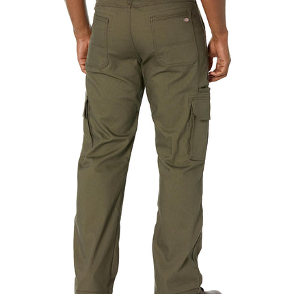 Dickies Men's Duratech Ranger Duck Cargo Pants – Utility Work Pants with Tool Pockets for Construction, Warehouse, Moss Green V1, 44W x 30L