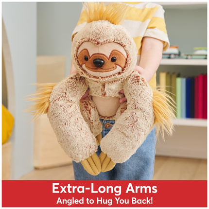 GUND Augie Sloth Plush, Premium Stuffed Animal for Ages 1 and Up, Tan/Copper, 15”