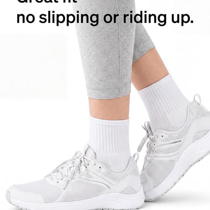 HUE Women's Air Sport 3 Pair Pack Mini Crew Socks, Assorted, One size