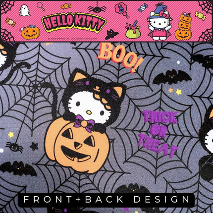 Sanrio Hello Kitty Skeleton Halloween Beauty Silky Satin Standard Reversible Pillowcase Cover 20x30 for Hair and Skin, (Officially Licensed Product) by Franco Collectibles