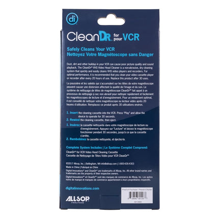 CleanDr VHS Video Head Cleaner (Black) (Digital Innovations 6012800)