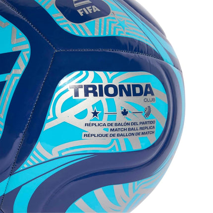 Adidas Unisex-Adult World Cup Soccer Ball, Night Indigo/Semi Pink/Silver Metallic, 3