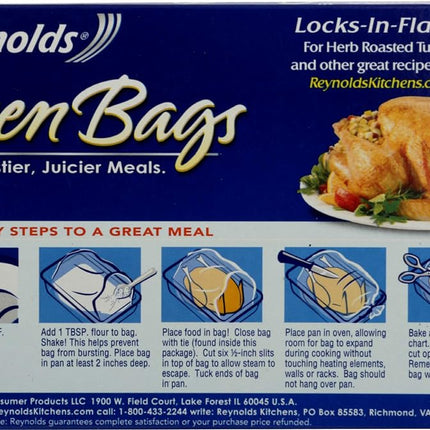 Reynolds Wrap Oven Bags Turkey 19" X 23-1/2" 2 / Box