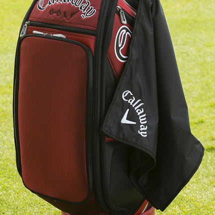 Callaway Rain Combination Bag Hood and Towel - Black