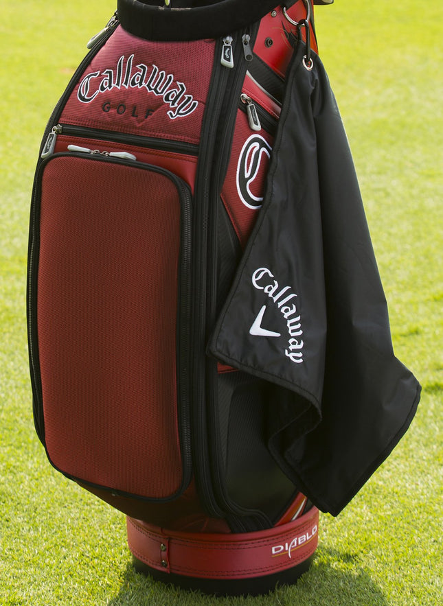Callaway Rain Combination Bag Hood and Towel - Black