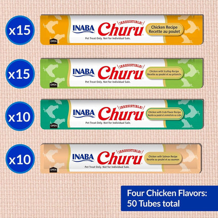Churu Chicken Seafood Variety 50 Tubes