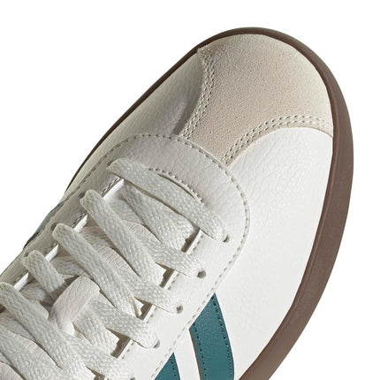 adidas Men's Vl Court 3.0 Core White/Preloved Teal/Aurora Ivy 6.5 UK 40 EU