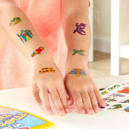 Melissa & Doug Mes Premiers Tatouages Éphémères : Aventure, Créatures, Sports et Plus Encore (Plus de 100 Tatouages Adaptés aux Enfants)