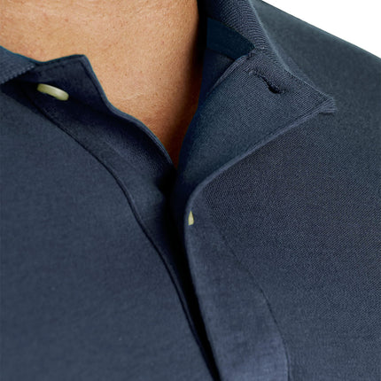 Polo clásico de manga corta de algodón suave para hombre Nautica, azul marino, grande alto