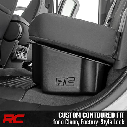 Almacenamiento debajo del asiento Rough Country para 19-24 1500 | 20-24 2500HD/3500HD - RC09061
