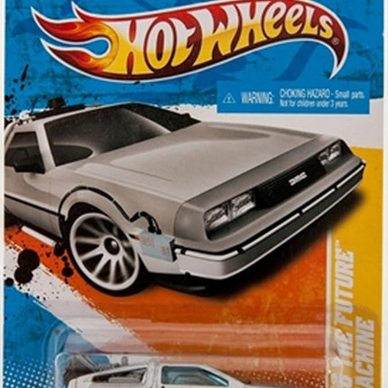 Hot Wheels Back to the Future Time Machine 1:64 Scale Car Movie Character Car Model for Children, Kids