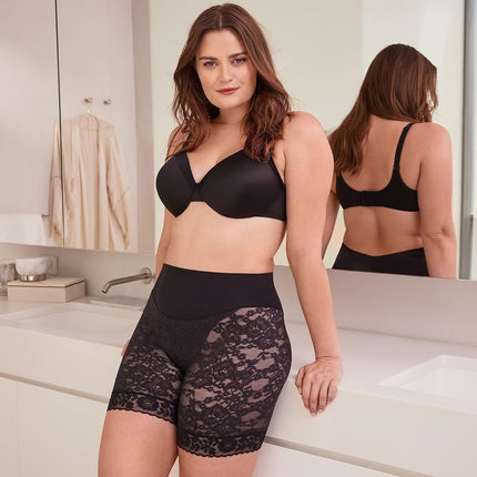 Maidenform Women's Comfort Devotion Extra-coverage T Shirt Bra, Black (Black), 42D UK