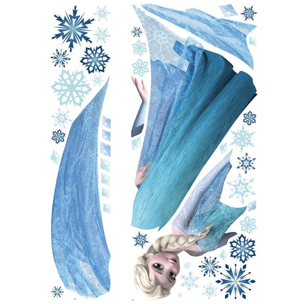 Joy Toy 23710 Disney Frozen Elsa Giant Wall Decal Sheet Sticker in Blister Pack