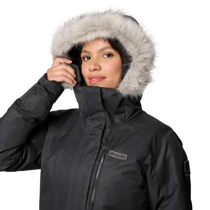 Columbia Women's Suttle Mountain Long Insulated Jacket, Black, Small
