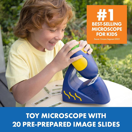 Learning Resources GeoSafari Jr. Talking Microscope Featuring Bindi Irwin: Microscope for Kids, STEM & Science Toy, Interactive Learning, Kids Microscope, Toy Gift Ages 3+