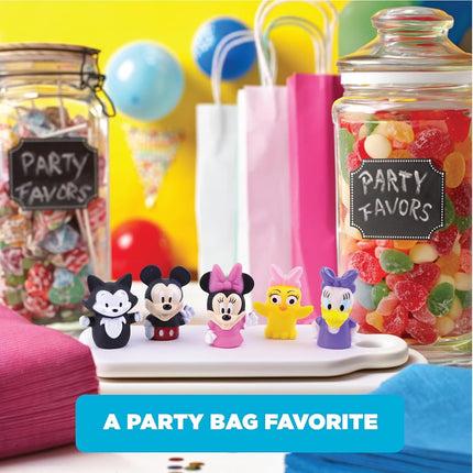 Disney Mickey & Friends 10-Piece Finger Puppet Set - Party Favors, Educational Story Time, Floating Pool & Beach Toys