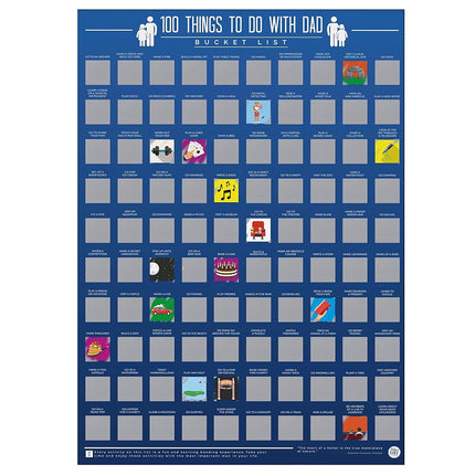 100 Things To Do With Dad Bucket List Scratch Post