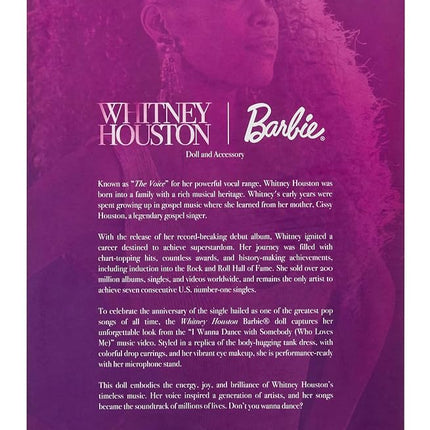 Barbie Whitney Houston Signature Collectible Doll