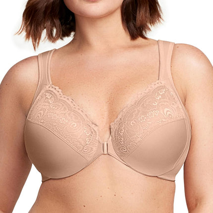 Glamorise Wonderwire Front-Closure Underwire Bra 1