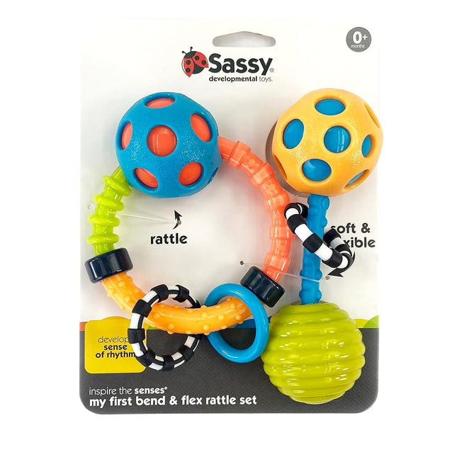 Sassy My First Bend & Flex Rattle Set - 2Piece