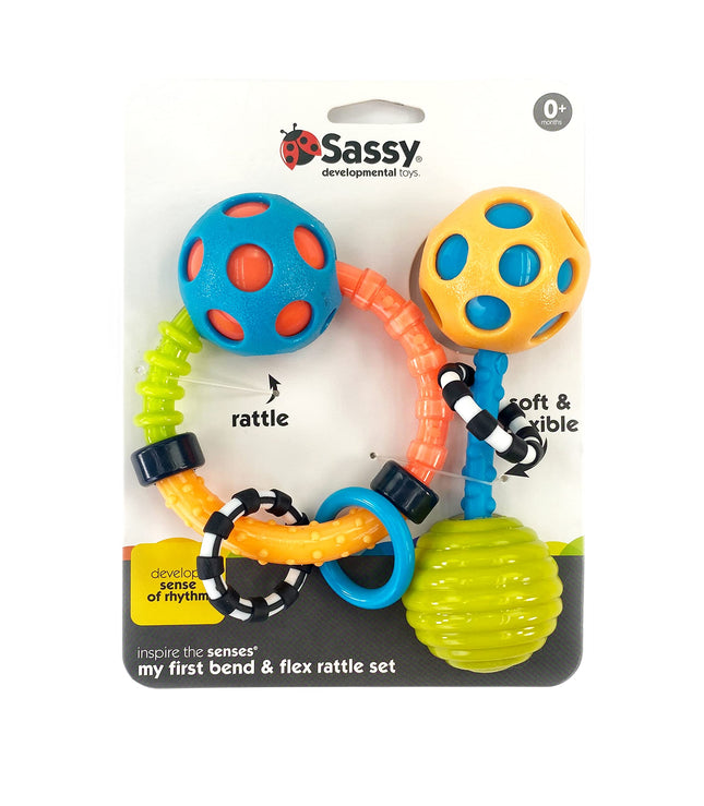 Sassy My First Bend & Flex Rattle Set - 2Piece