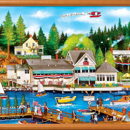 Masterpieces 750 Piece Jigsaw Puzzle for Adults and Family - Roche Harbor - 18"x24"