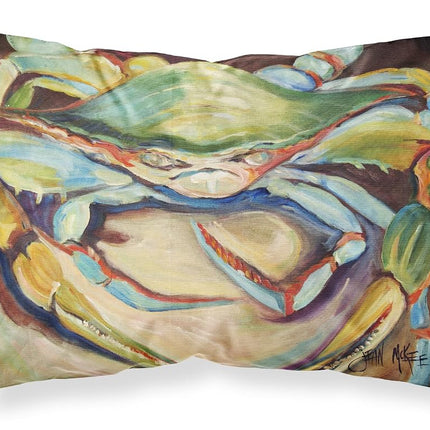 Caroline's Treasures JMK1097PILLOWCASE Blue Crab Fabric Standard Pillowcase, Standard, Multicolor