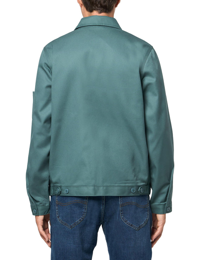 Chaqueta Eisenhower sin forro Dickies para hombre, verde Lincoln, talla Mediana
