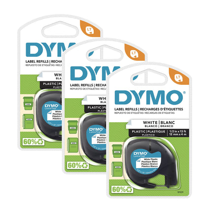 DYMO LT Plastic Labels for LetraTag Label Makers, 