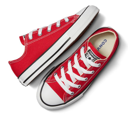 Converse Kid's Chuck Taylor All Star Low Top Shoe, red, 13 M US Little Kid