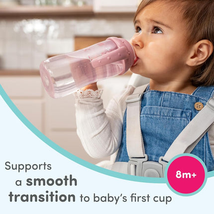 NUK Pooh Bear Training Cup, 300ml, Soft Spout, Easy Grip Handles, BPA Free, Leak Proof (Pack of 2)