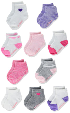 Hanes Unisex Baby And Toddler Socks, Non-slip Grip