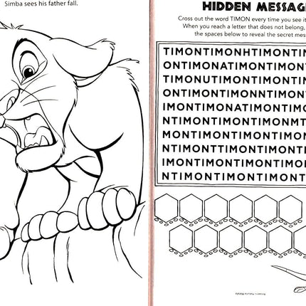 Disney - The Lion King - Gigantic Coloring & Activity Book - 200 Pages