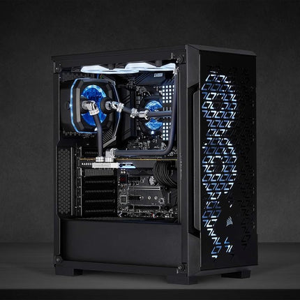 CORSAIR Hydro X Series XT Hardline 14mm Tubing (Straight-Line PMMA Tubing, Resilient Construction, Easy to Cut) Satin Black