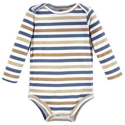 Hudson Baby Unisex Baby Cotton Bodysuits, Dino Friends, 3-6 Months