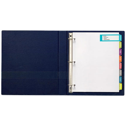 Avery Big Tab Printable Large White Label Dividers with Easy Peel, 8 Tabs, 20 Sets (14441)