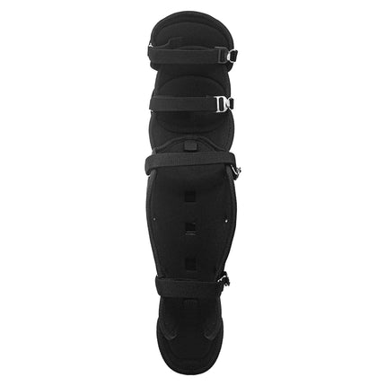 Champion Sports LG82AWBK Double Knee with Wings Shinguard, Black, 14.5"