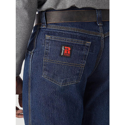 Wrangler Riggs Workwear Men's Rigg Workwear Five Pocket Jean, Mid Stone, 36W x 32L