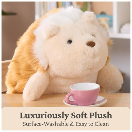 GUND Tea Hedgehog Plush, Premium Stuffed Animal for Ages 1 and Up, Tan/Brown, 10”