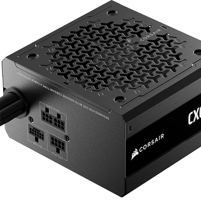 Corsair CX650M (2025) Semi Modular ATX 3.1 PCIe 5.1 Low-Noise 650W Power Supply with 12V-2x6 Cable � Cybenetics Bronze Efficiency, LLC Topology, 105�C Capacitors � Black