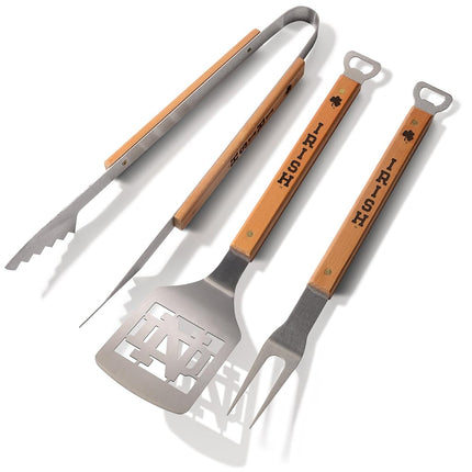 Notre Dame Fighting Irish Sportula Classic 3 Piece Barbecue Grill Tool Set