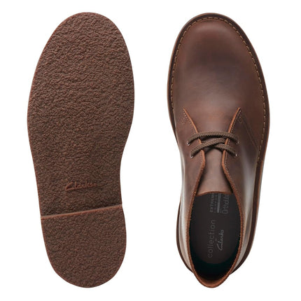 Clarks - Mens Bushacre 3 Boots, 9.5 UK Wide, Dark Brown Leather