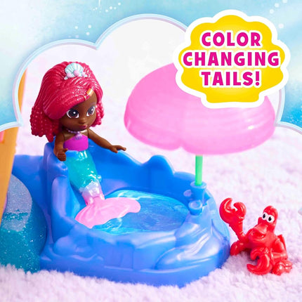 Just Play Ariel Jr Deluxe Atlantica Palace w/Bonus Figures, Kids Toys for Ages 3 Up