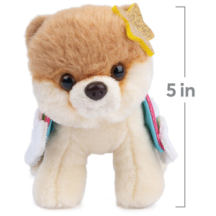 GUND Boo, El Perro Más Lindo del Mundo, Peluche de Pomerania Arcoíris, Animal de Peluche para Mayores de 1 Año, Decoración de Primavera, 12.7 cm