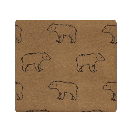 Hudson Baby Couvertures en flanelle de coton unisexe pour bébé, Ours brun, Taille unique