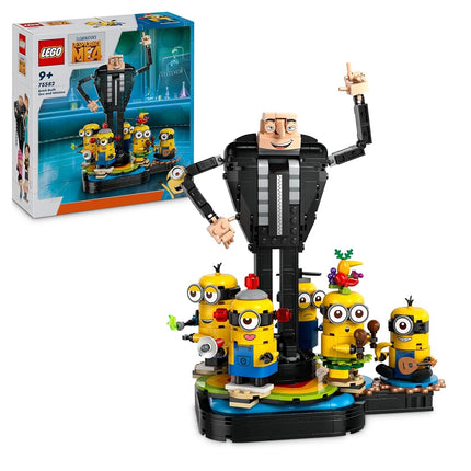 LEGO Despicable Me Brick-Built Gru and Minions, Bu