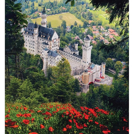 Buffalo Games - Florian Olbrechts - Schloss Neuschwanstein - 1000 Piece Jigsaw Puzzle for Adults -Challenging Puzzle Perfect for Game Nights - Finished Size is 26.75 x 19.75