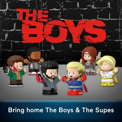 Little People Collector The Boys Special Edition Set with Character Figures in a Display Gift Box for Adults & Fans, 6 Figures, HVG72