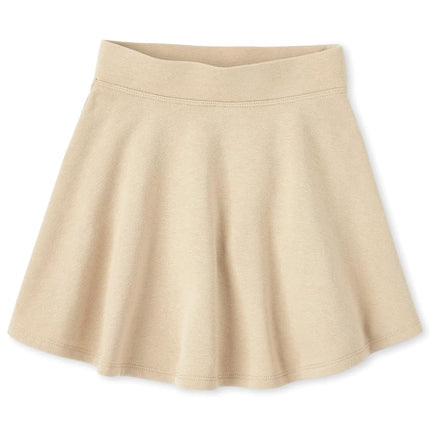 The Children's Place Girls Active French Terry Skort, Sandy, X-Large