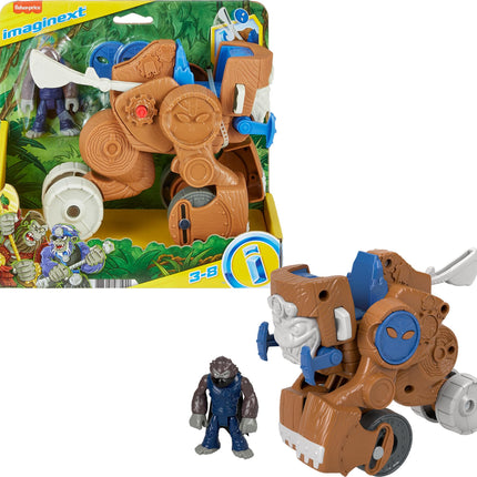 Fisher-Price Imaginext Preschool Toy Monkey Catapu